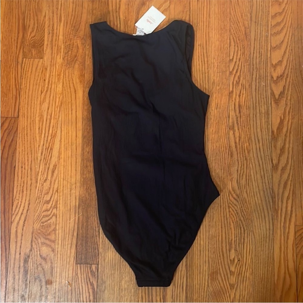 Andie Swim The Malibu One Piece Swimsuit Rib Black size small NWT - Picture 3 of 8